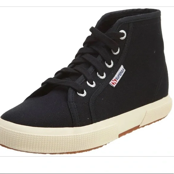 Superga Shoes Superga Black Canvas High Tops Poshmark